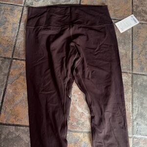 lululemon athletica align 25” leggings in espresso